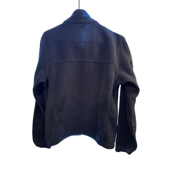 Columbia Mens Medium Black Full-Zip Fleece Jacket With Pockets - Picture 3 of 4